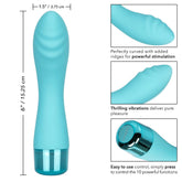 Eden Ripple Silicone GSpot Vibrator Waterproof 6 inch > Sex Toys For Ladies > G-Spot Vibrators